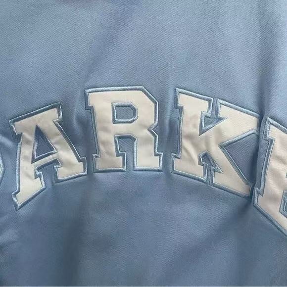 Parke Light Blue Varsity Logo Crewneck Sweatshirt - Picture 3 of 6